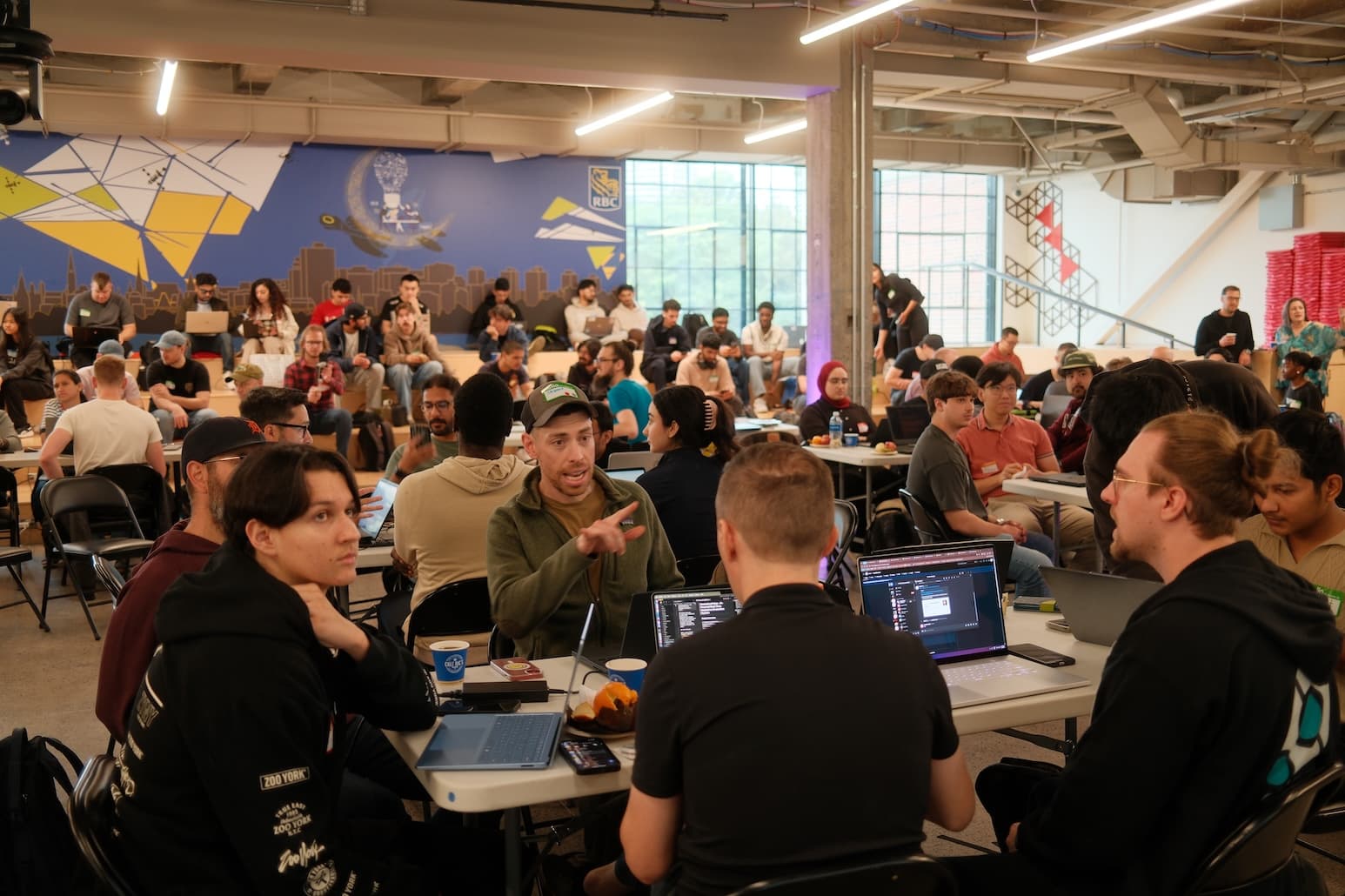 Hackathon crowd